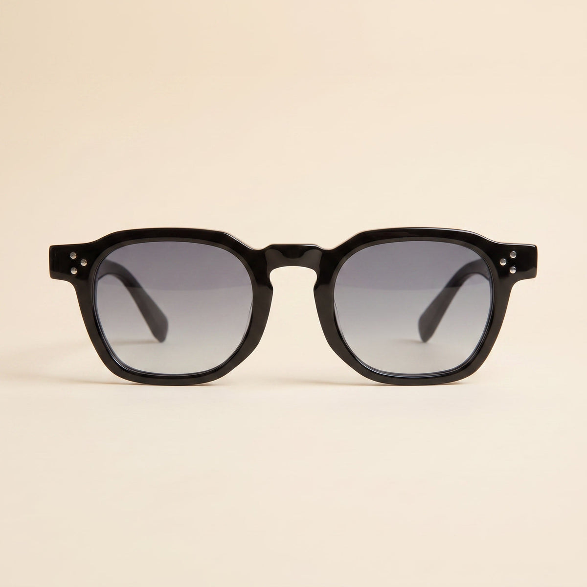 Lunettes photochromiques Le Levant coloris noir et gris, vue de face