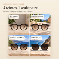 Le Levant Havana : 4 teintes selon la lumière, de la catégorie 1 à la catégorie 3